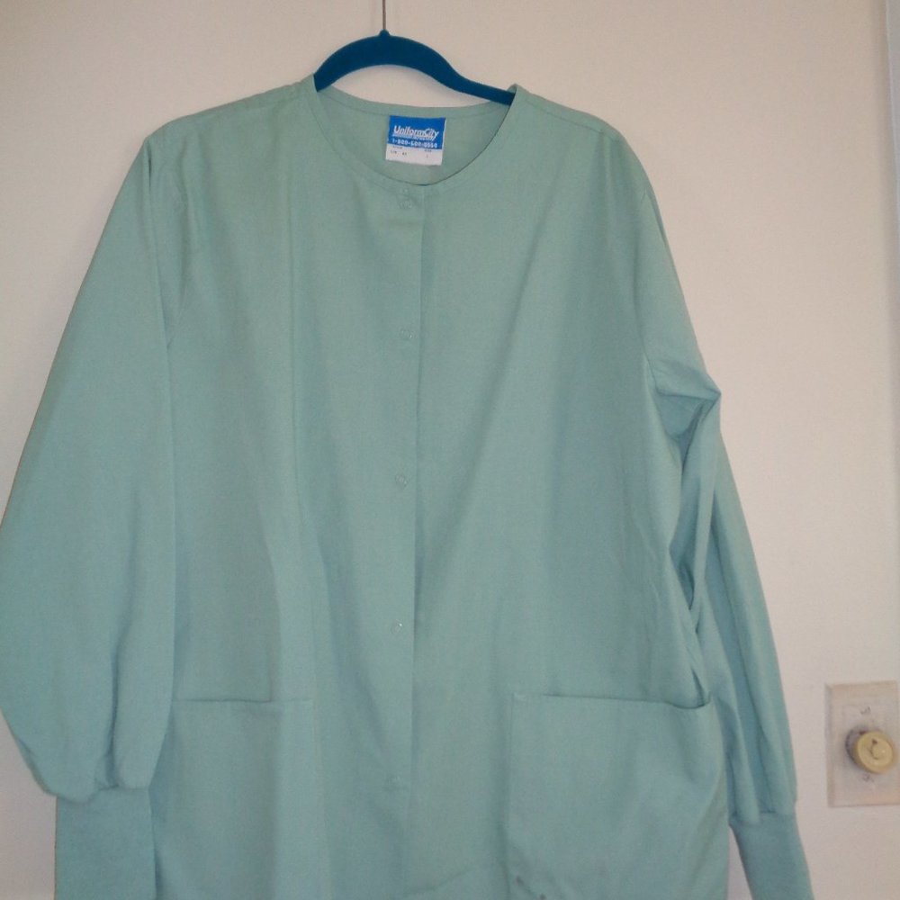 NURSING MEDICAL JACKET UNIFORM SCRUB JACKET L.